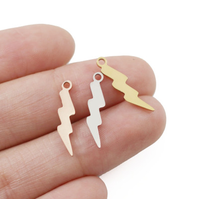 Lightning connector three color variants of surgical steel