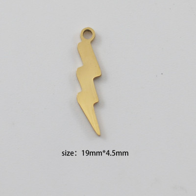 Lightning connector three color variants of surgical steel