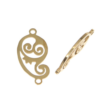 Pepper connector two color variants of surgical steel