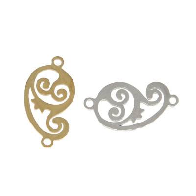 Pepper connector two color variants of surgical steel