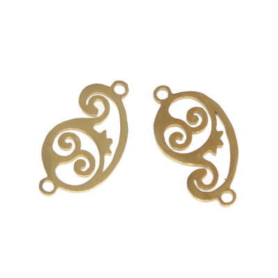 Pepper connector two color variants of surgical steel