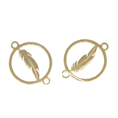 Feather connector two color variants of surgical steel