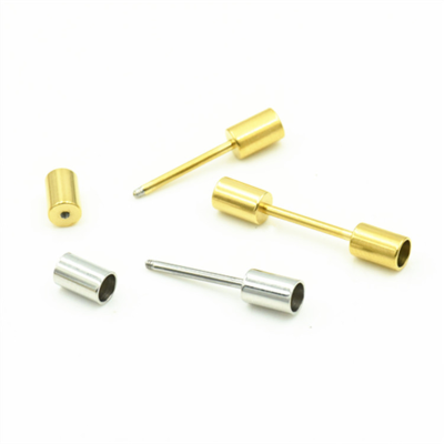 End caps with screw rod span 12mm surgical steel