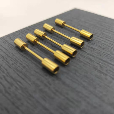 End caps with screw rod span 12mm surgical steel