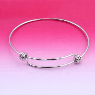 Expandable bracelet made of surgical steel, smallest size 60mm