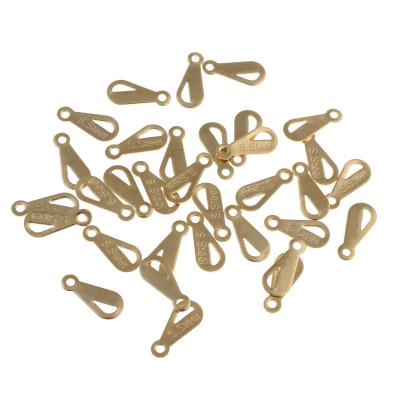 Přívěsek s nápisem S Steel z chirurgické oceli ve zlaté galvanizaci