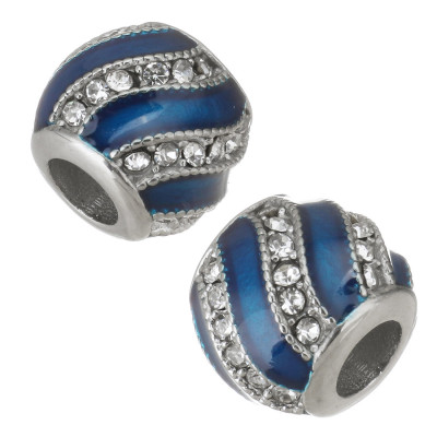 Korálek se šatonovou vlnovkou vyrobený z chirurgické oceli