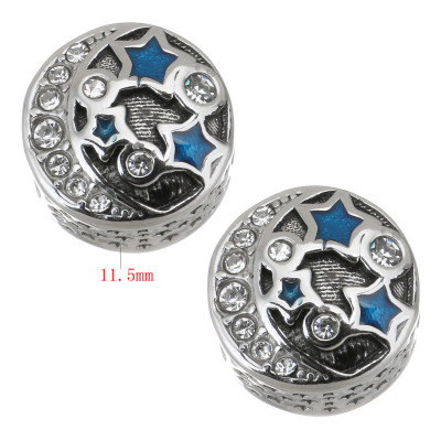 Bead night sky surgical steel