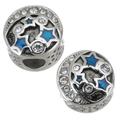 Bead night sky surgical steel