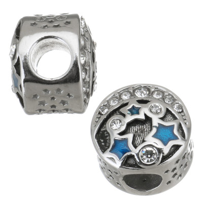 Bead night sky surgical steel