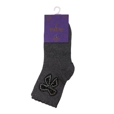 Women's socks with Swarovski stones