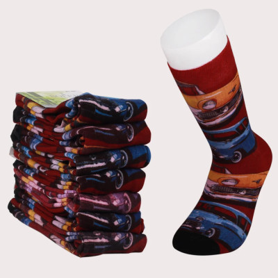 Men's fine bamboo fiber socks-veterans