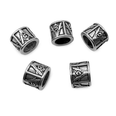 Bead symbols surgical steel
