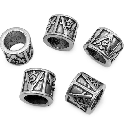 Bead symbols surgical steel