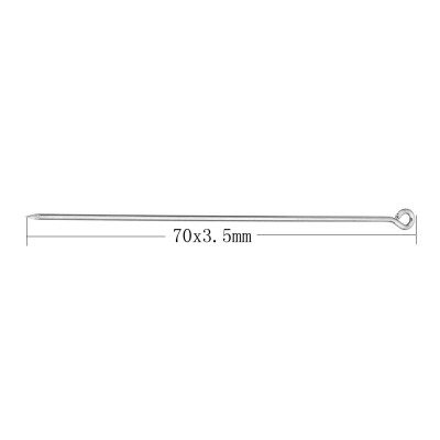 Needle with sharp tip 70mm of surgical steel