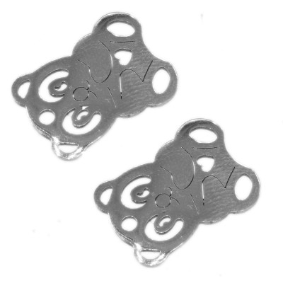 316 Stainless steel Panda pendant