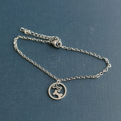 Surgical steel cube pendant two color combinations