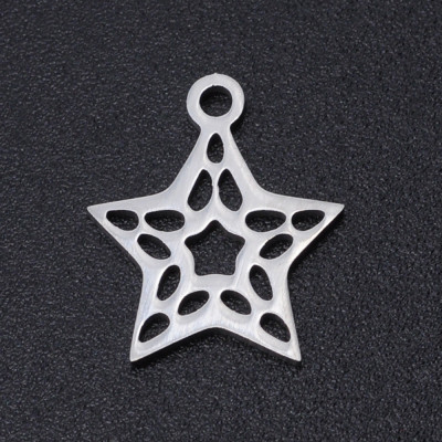 316 stainless steel pendant star two color combinations