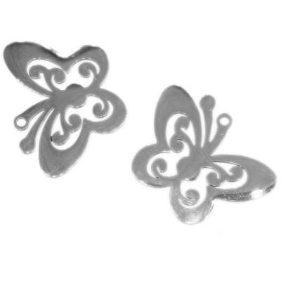 316 stainless steel butterfly pendant two color combinations