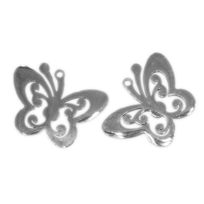 316 stainless steel butterfly pendant two color combinations