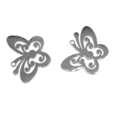 316 stainless steel butterfly pendant two color combinations