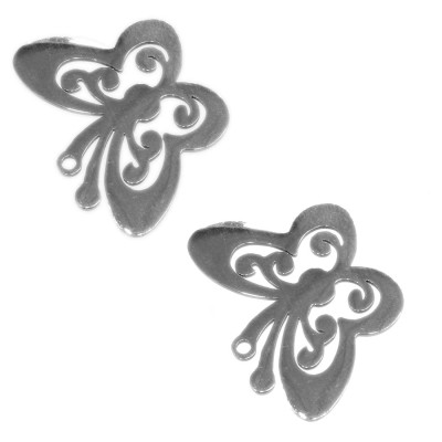 316 stainless steel butterfly pendant two color combinations