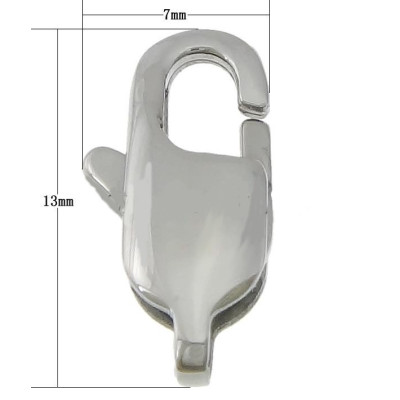 Stainless Steel Lobster 7 x 13mm Claw Clasp 316 Stainless Steel