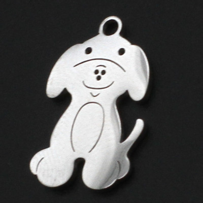 Přívěsek štěňátko z chirurgické oceli