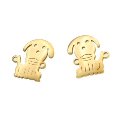 Connector dog surgical steel two color variants