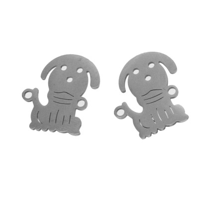 Connector dog surgical steel two color variants