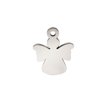 Pendant angel made of surgical steel 5 color combinations