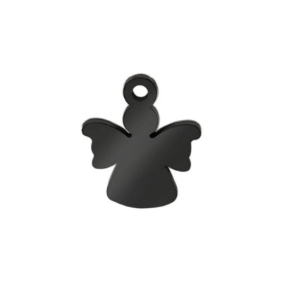 Pendant angel made of surgical steel 5 color combinations