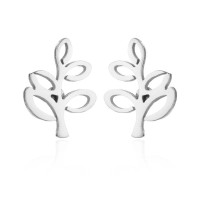 Náušnice lístečky chirurgická ocel