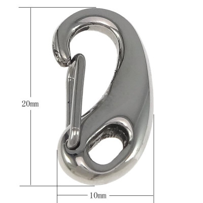 Karabina menší 20 x 10mm z chirurgické oceli