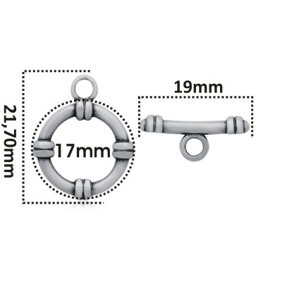 316 Stainless Steel Toggle Clasps