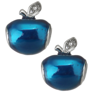 Korálek jablko z chirurgické oceli v mnoha barevných variantách