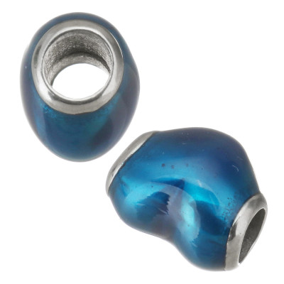 Korálek emailové srdce z chirurgické oceli 316 výběr z mnoha variant