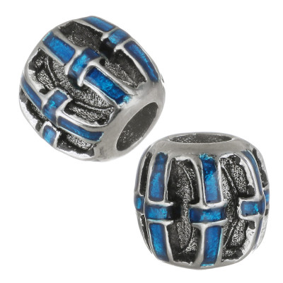 Bead with color grid selection of three surgical steel variants