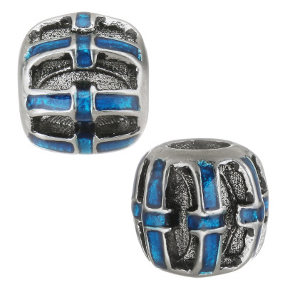 Bead with color grid selection of three surgical steel variants