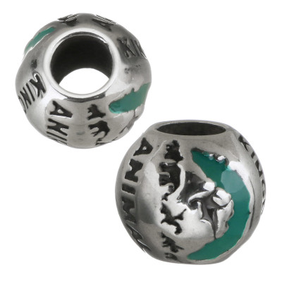 Animal Kingdom large bead made of surgical steel