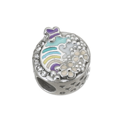 Bead flower meadow surgical steel