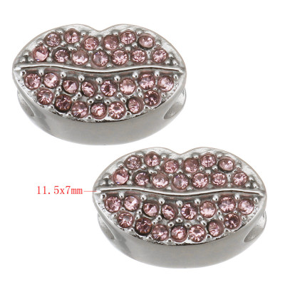 Bead lips in two color versions surgical steel