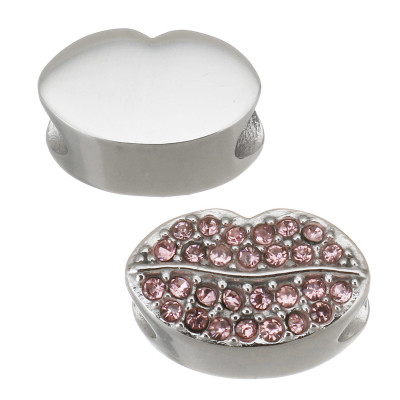 Bead lips in two color versions surgical steel