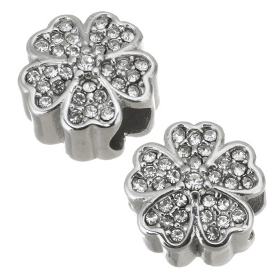 Bead posy with colorful surgical steel chatons