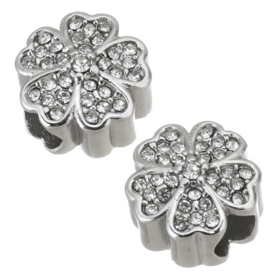 Bead posy with colorful surgical steel chatons