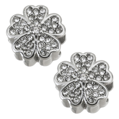 Bead posy with colorful surgical steel chatons