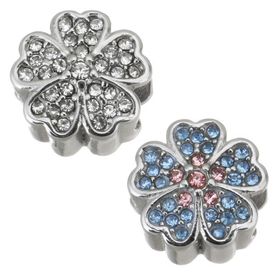 Bead posy with colorful surgical steel chatons