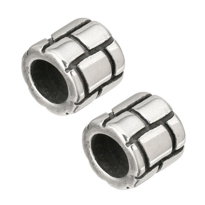 Surgical steel large bead