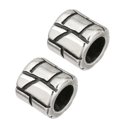 Surgical steel large bead