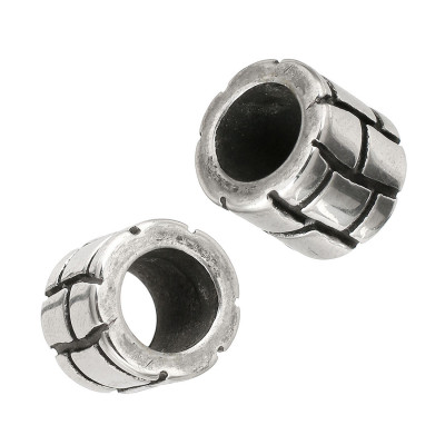 Surgical steel large bead